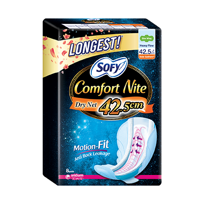 SOFY Comfort Nte Side Gathers 42.5cm