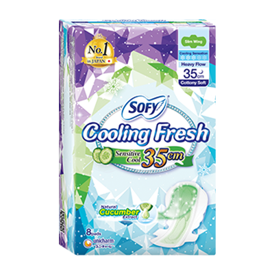 SOFY Cooling Fresh Night 35cm (Cucumber)